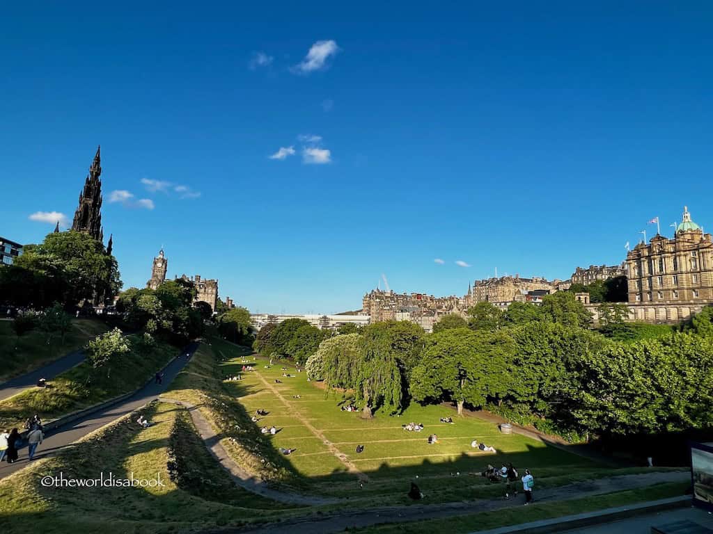 Edinburgh Princes Street Gardens