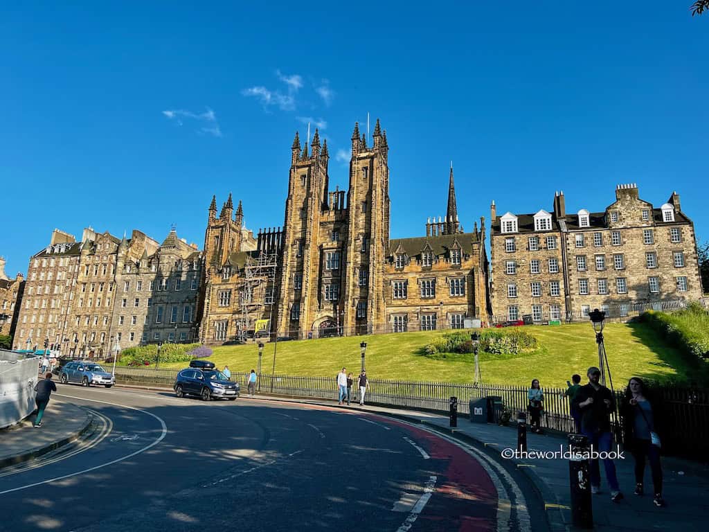 Royal Mile buildings Scotland